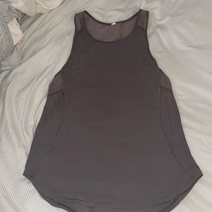 LULULEMON GRAYISH BEIGE ATHLETIC TANK